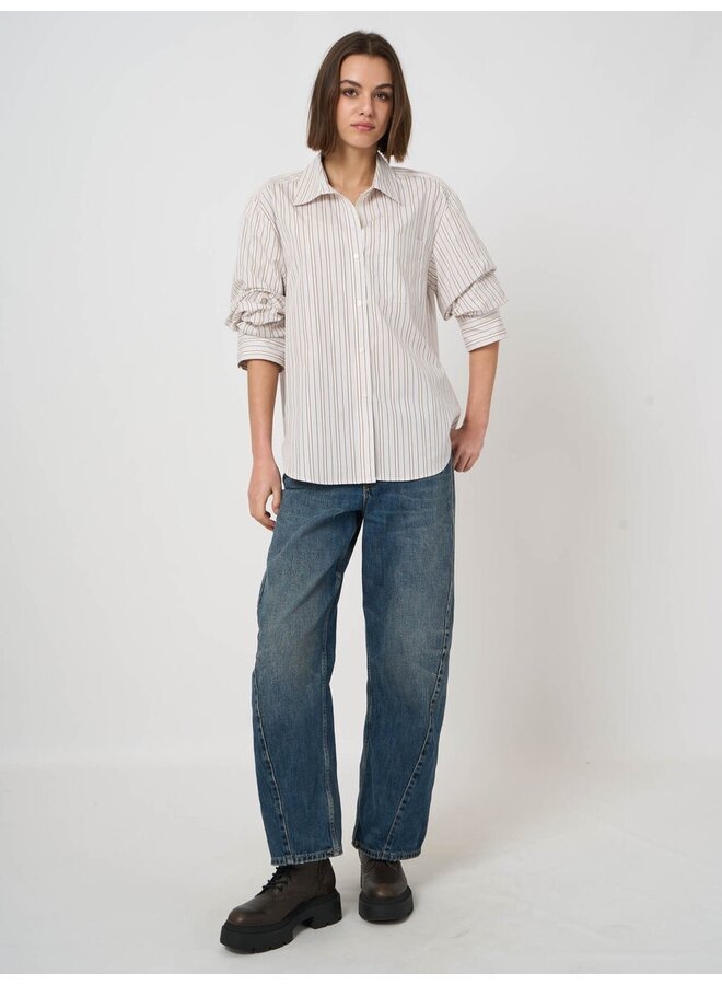 Cotton blouse Multi Stripe