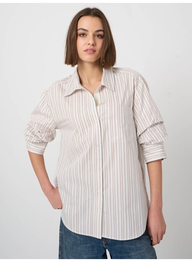 Cotton blouse Multi Stripe