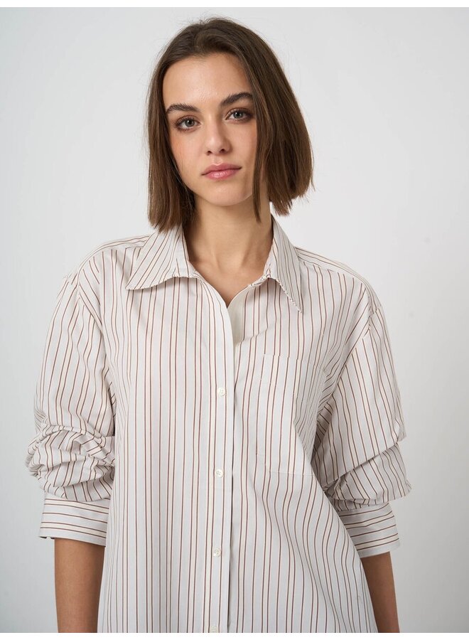 Cotton blouse Multi Stripe