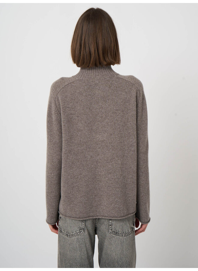 Baby wool cardigan Concrete