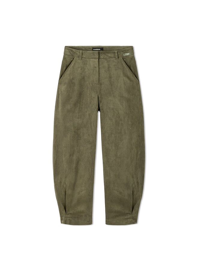 ODELIA suede dusty olive