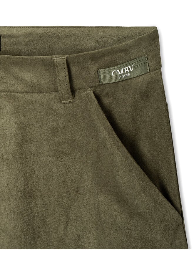 ODELIA suede dusty olive