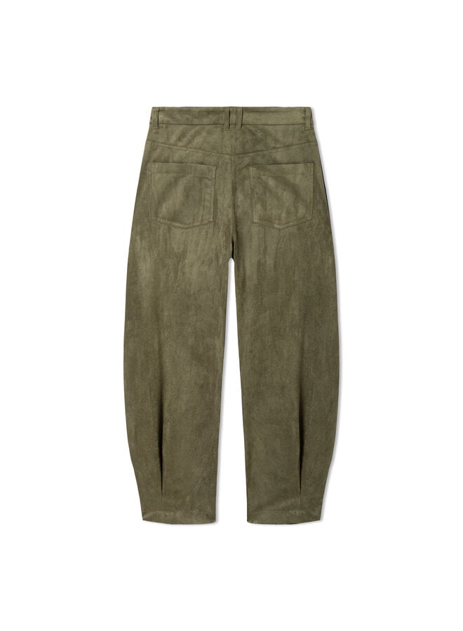 ODELIA suede dusty olive