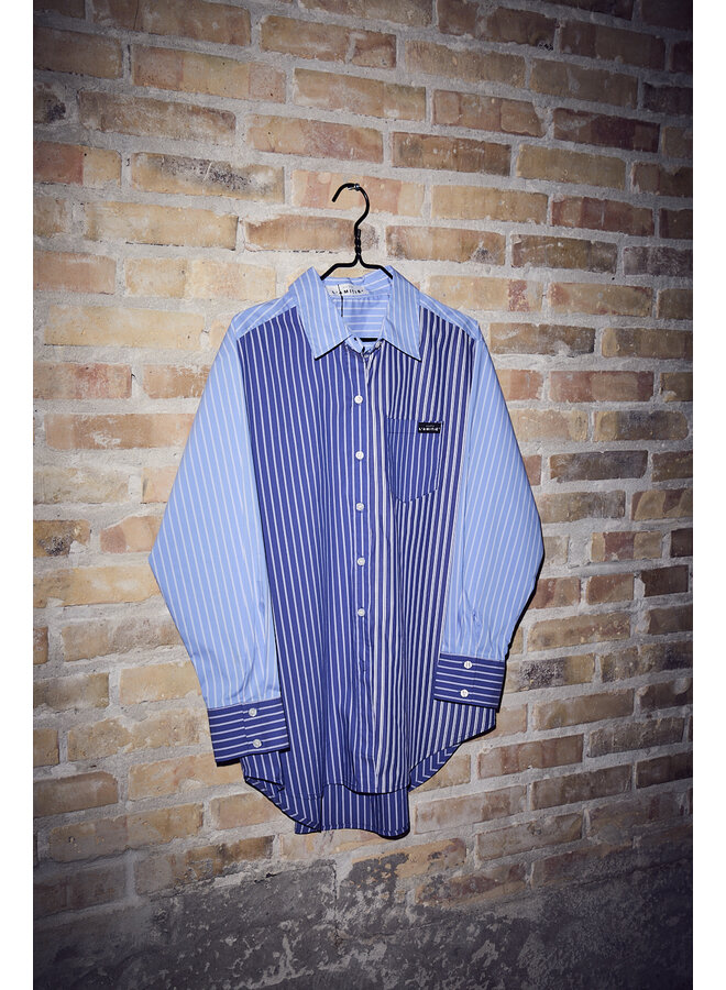 Blue Mix Stripe Shirt