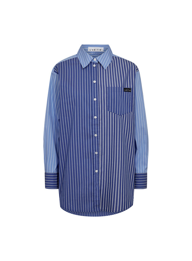 Blue Mix Stripe Shirt