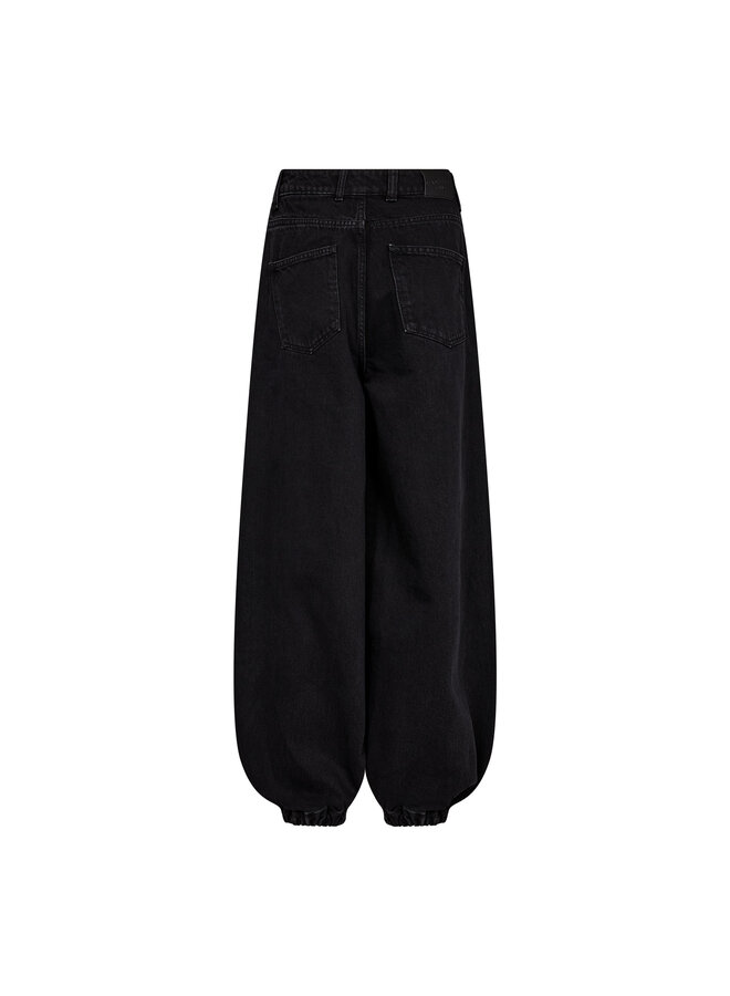 Denim Harem Pant Black