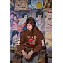 Hooded sweater TOBU deep mocha