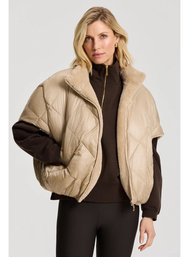 Reversible Bodywarmer HAZEL sand