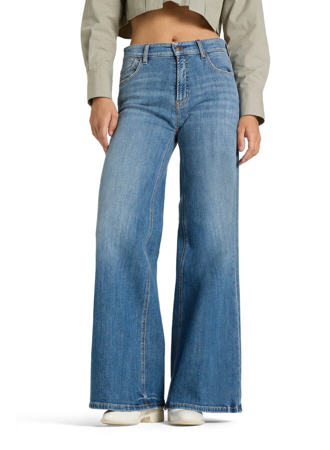 PALAZZO FLARE blue denim STUDIO87