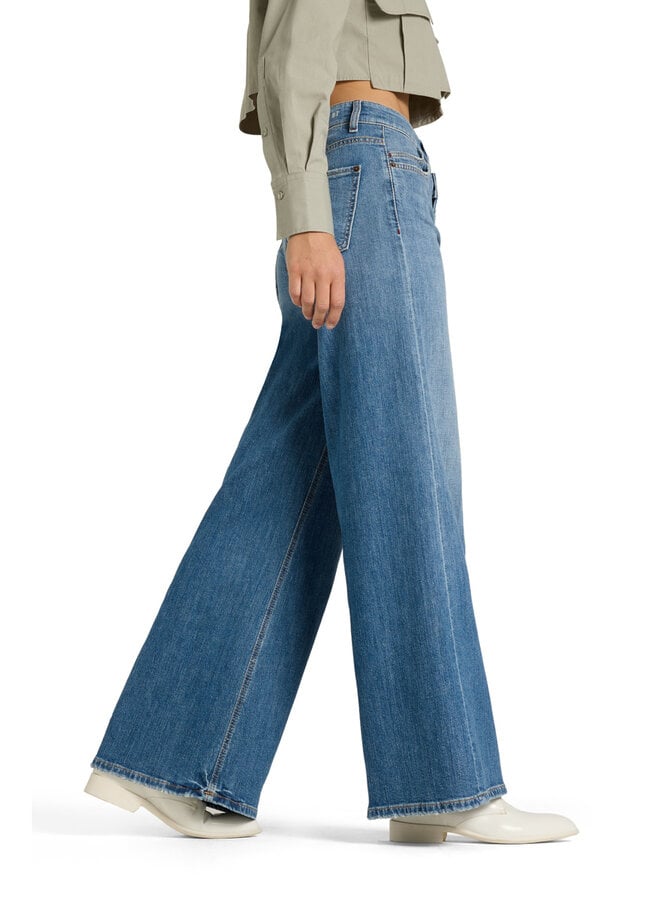 PALAZZO FLARE blue denim STUDIO87