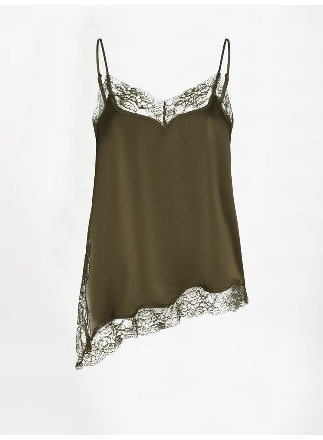 Lace top DAWNA Moss Olive