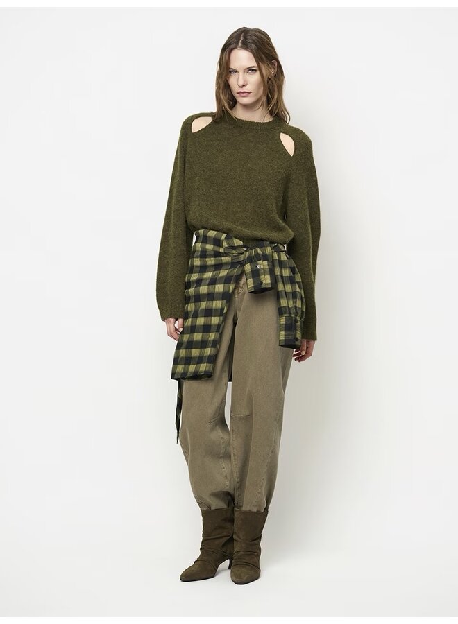 Sweater KYOTO Moss Olive