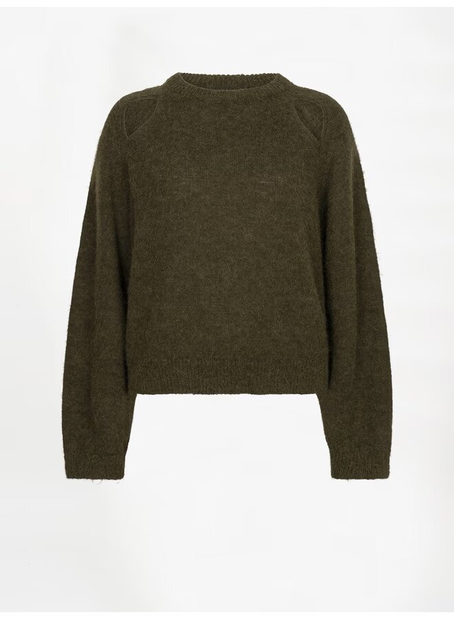Sweater KYOTO Moss Olive