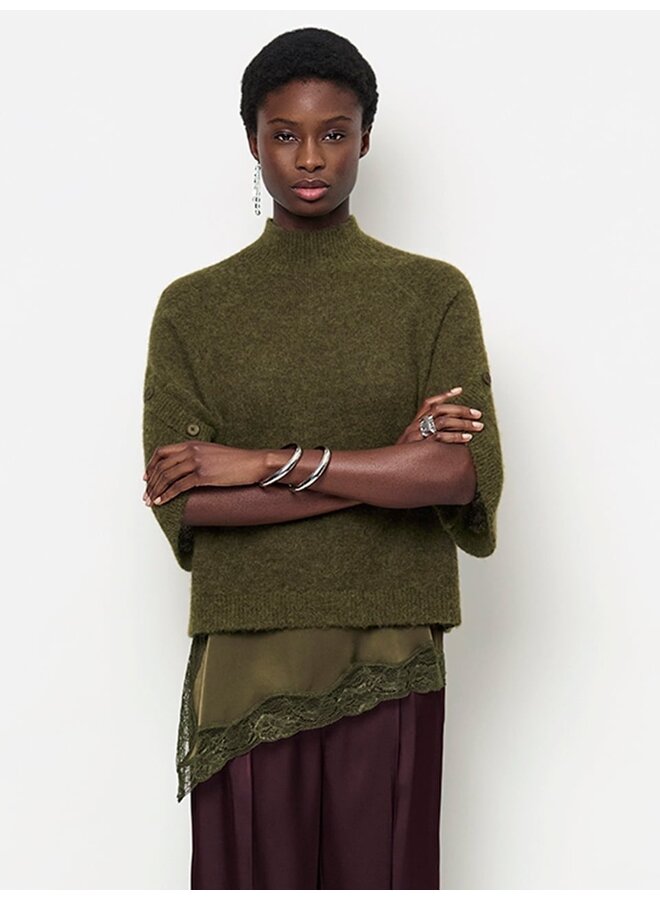 Cape Sweater MAHANI Moss Olive