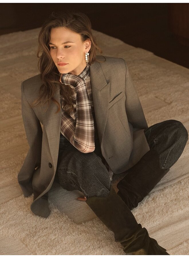 Printed Check Top CASHA Multicolour