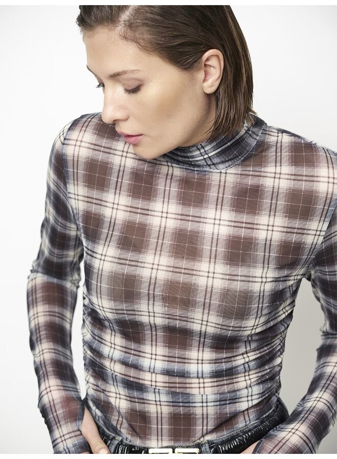 Printed Check Top CASHA Multicolour