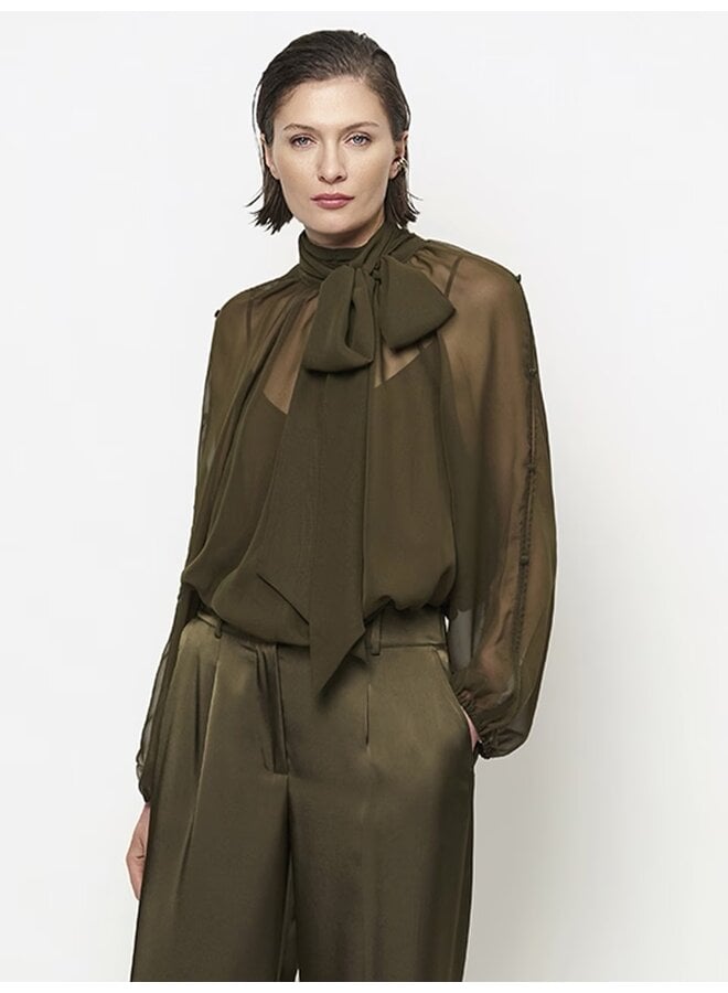 Boho Blouse SONIA Moss Olive