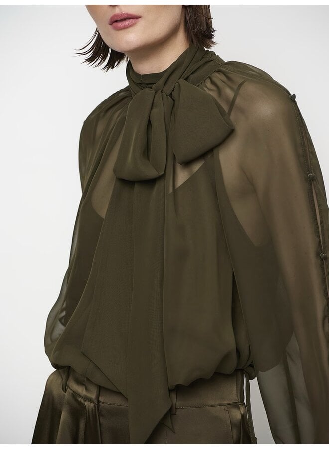 Boho Blouse SONIA Moss Olive