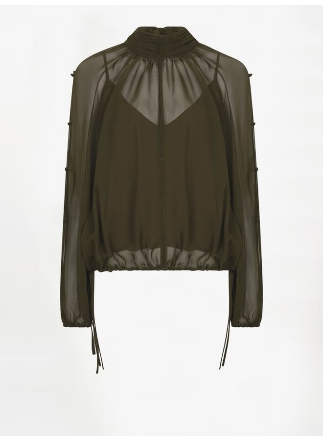 Boho Blouse SONIA Moss Olive