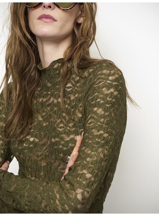 Lace top IRONY Moss Olive