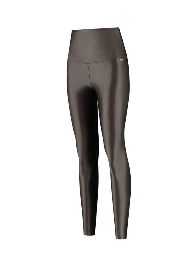 Shine Leggings High Waistband Cacao