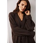 Florence Boyfriend Cardigan Cacao Melange