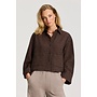 Sillia Shirt Brown Black