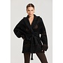 Ymke Cardigan Dusk Brown Black Sand