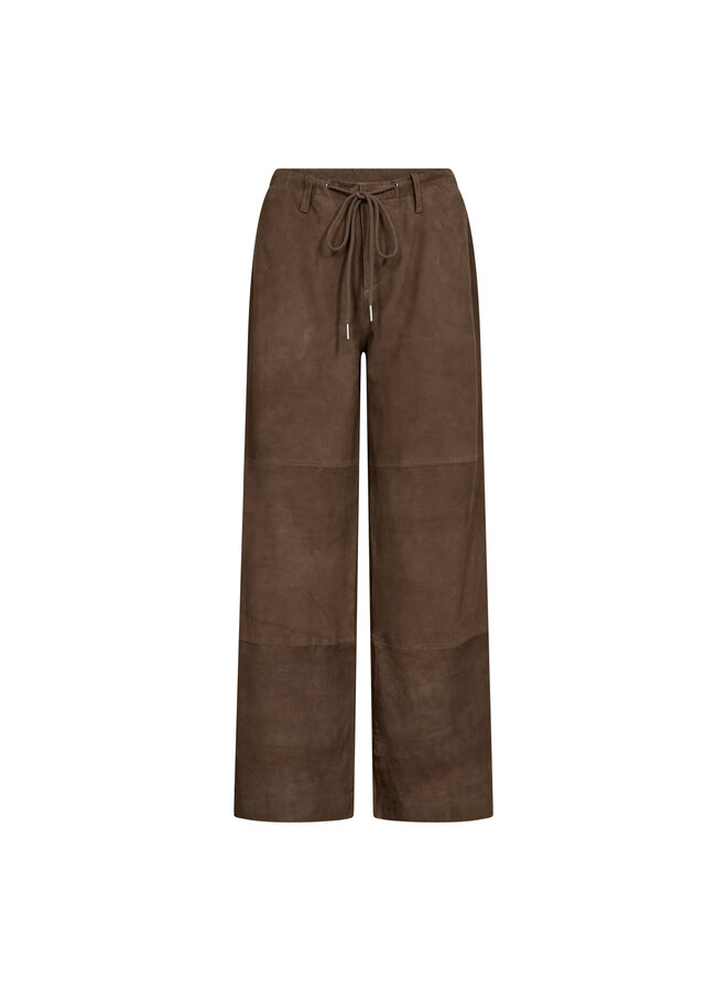 Goto Suede Tie Tall Pant Walnut