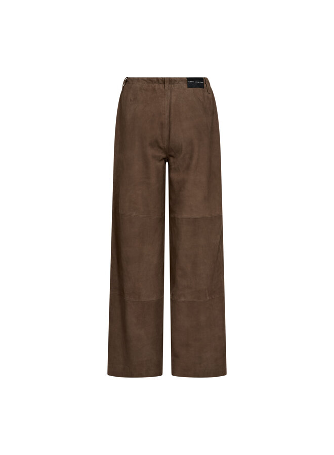 Goto Suede Tie Tall Pant Walnut