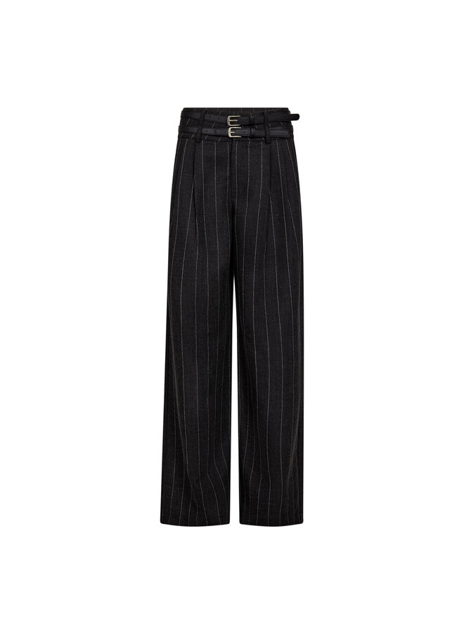 Ivanna Belt Tall Pant Dark Grey
