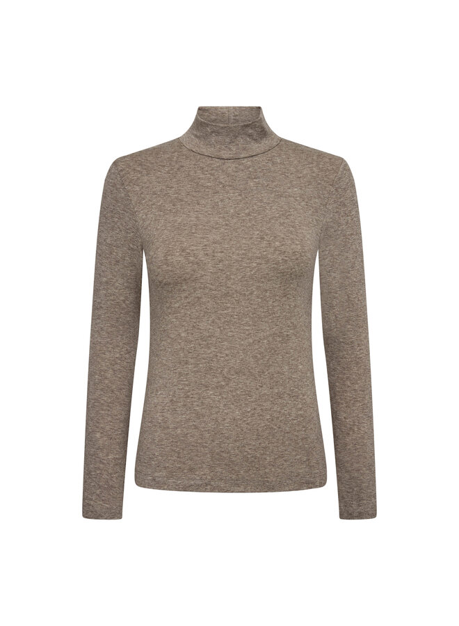 Lux Turtle Ls Tee Walnut Melange