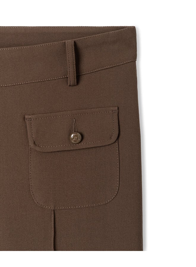 FARAH pocket long cacao soul