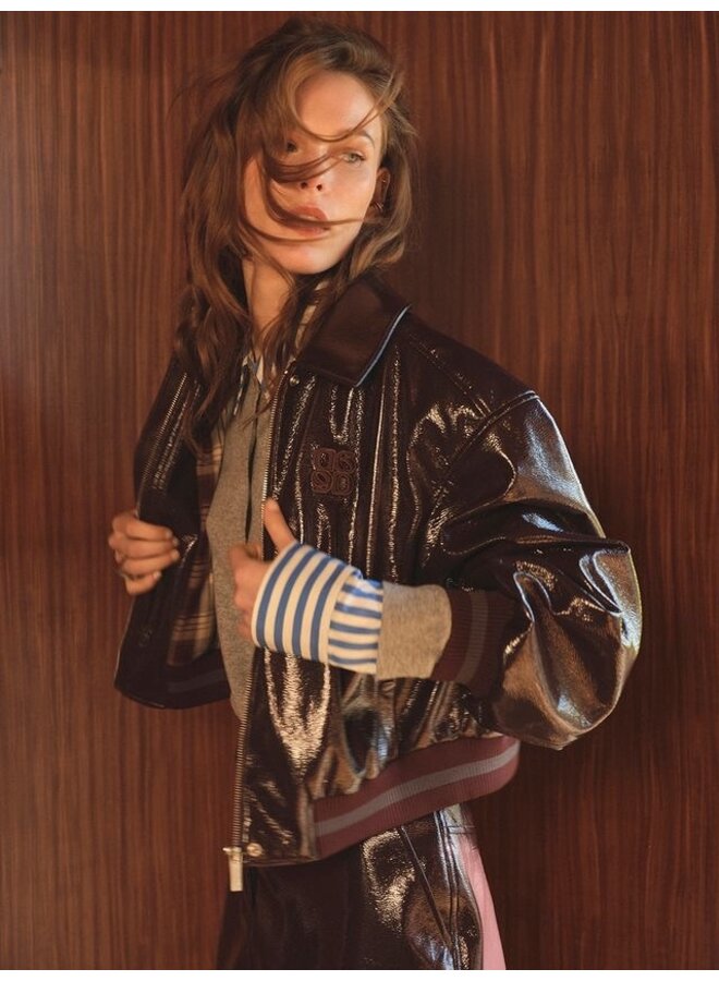 Bomber DALYN Dark Plum