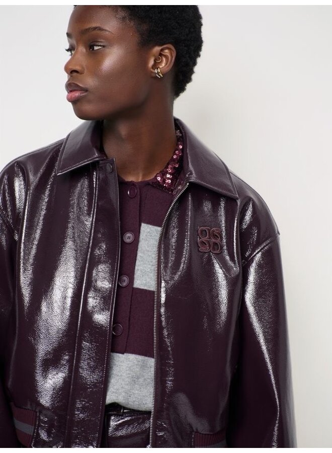 Bomber DALYN Dark Plum