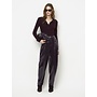 Faux leather pants SCENE Dark Plum