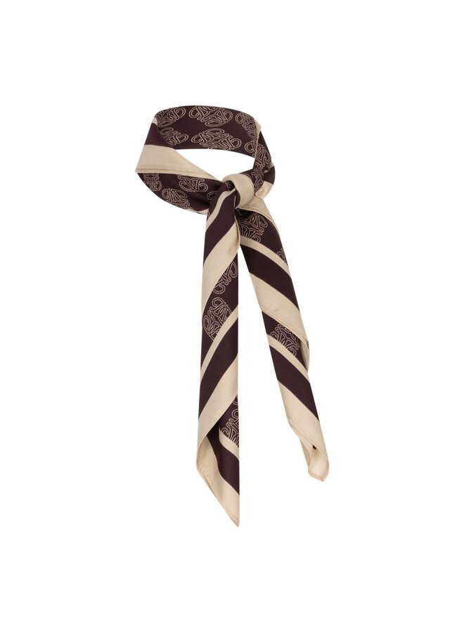 MONOGRAM chain scarf Dark Plum