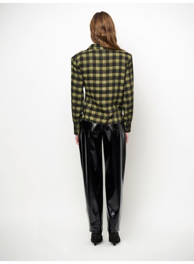 Check shirt KENMARE Moss Olive