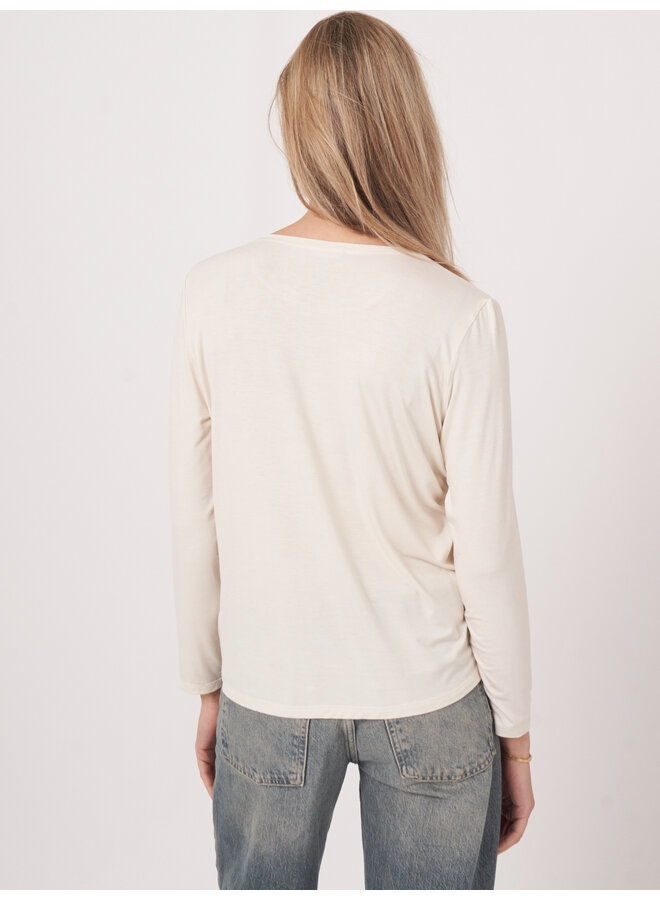 Viscose shirt ivory