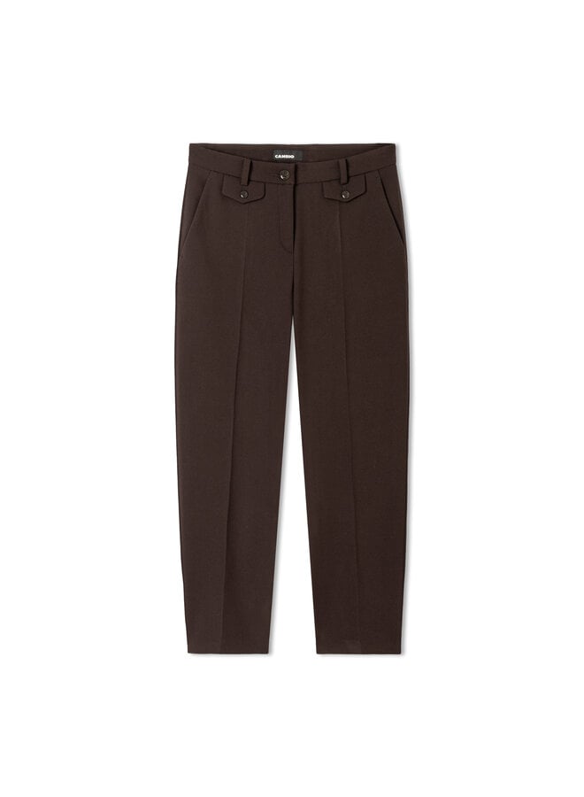KRYSTAL FLAP black coffee