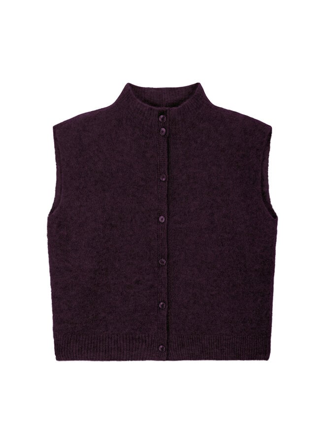 Waistcoat Grape (kid mohair/merino)