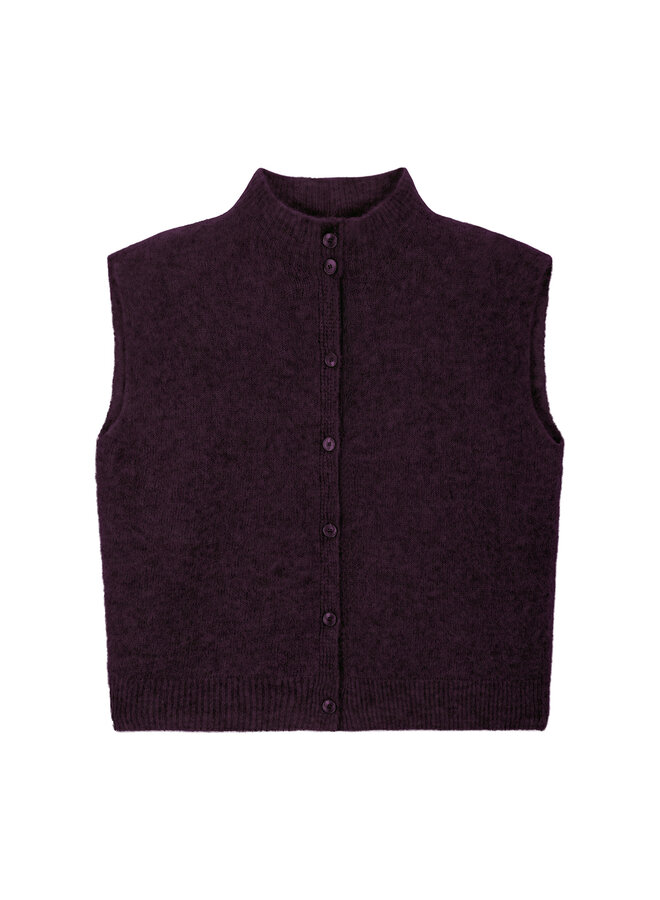 Waistcoat Grape (kid mohair/merino)