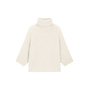 Sweater met coll Ivory (kid mohair/merino)