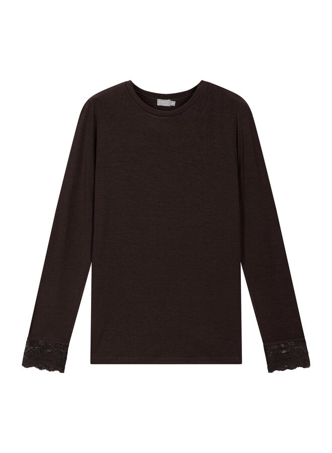 Shirt lace Espresso