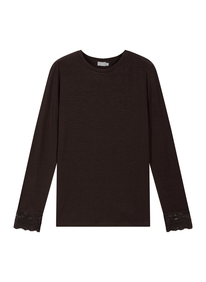 Shirt lace Espresso
