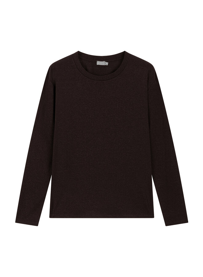 Lurex Top Dark Espresso
