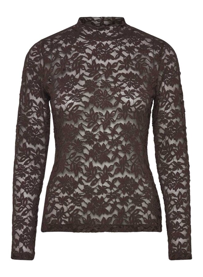Top DELICIA lace turtle mole