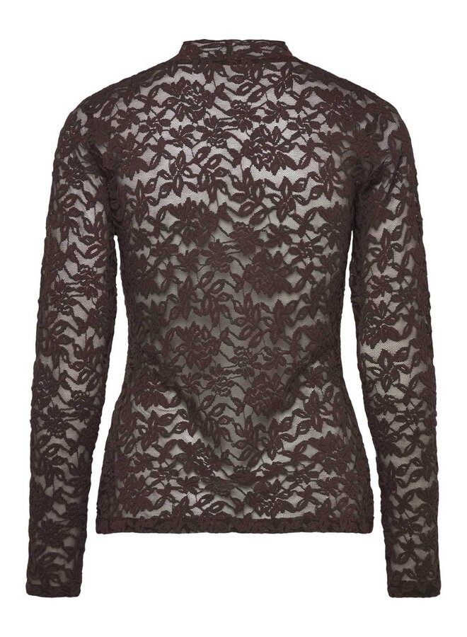 Top DELICIA lace turtle mole