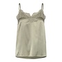JADE silk strap lace top Seagrass