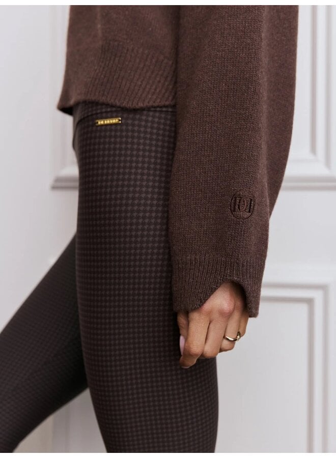 Classic Leggings High Waistband Pied de Poule